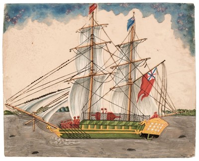 Lot 26 - Mica Paintings. An Album containing 85 paintings, circa 1850