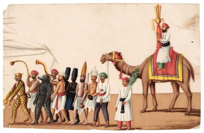 Lot 26 - Mica Paintings. An Album containing 85 paintings, circa 1850