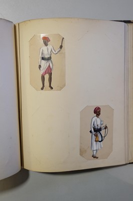 Lot 26 - Mica Paintings. An Album containing 85 paintings, circa 1850