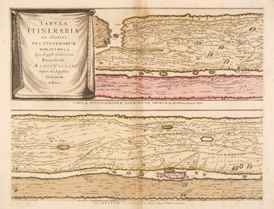 Lot 110 - Jansson (Jan). Tabula Itineraria ex illustri Peutingerorum Bibliotheca..., Amsterdam