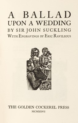 Lot 723 - Golden Cockerel Press. A Ballad upon a Wedding, 1927