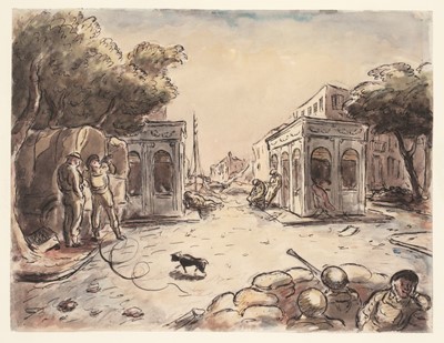 Lot 715 - Fleece Press. To War with Paper & Brush, 2007