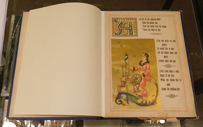 Lot 458 - The Golden Book. Six mooving pictures with rhymed verses, Fuerth: Schaller & Kirn, circa 1885