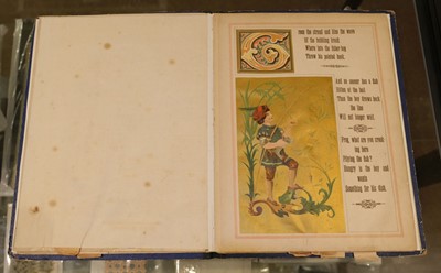 Lot 458 - The Golden Book. Six mooving pictures with rhymed verses, Fuerth: Schaller & Kirn, circa 1885