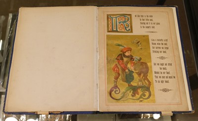 Lot 458 - The Golden Book. Six mooving pictures with rhymed verses, Fuerth: Schaller & Kirn, circa 1885
