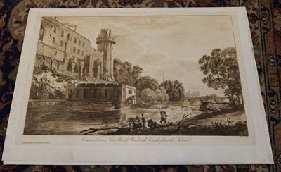 Lot 186 - Sandby (Paul). Four views of Warwick Castle, J. Boydell, January 1st, 1776