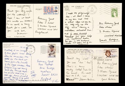 Lot 904 - Heaney (Seamus, 1939-2013). A group of 6 picture postcards signed, 'Seamus', 1980s & 1990s