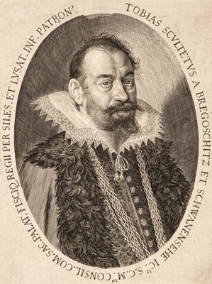 Lot 8 - Sadeler II (Aegidius, 1570-circa 1629). Portrait of Tobias Scultetus, 1610, engraving
