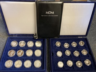 Lot 517 - Proof Coins. The Royal Heritage, 12 silver commemorative crowns 1996