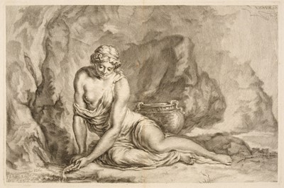 Lot 18 - Thourneysen (Johann Jakob 1636-1711) after Sandrart, Venus, 1678, line engraving