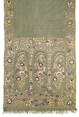 Lot 688 - Shawls. A long Delhi shawl, India, circa 1860, & 6 other items