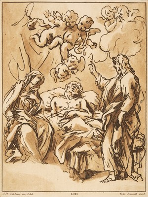 Lot 13 - 1656 Galestruzzi (G. B. 1618-1677). Two etchings from The Niobid Frieze, 1656, and 39 others