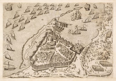 Lot 165 - Tripoli. Lafreri (Antonio, school of), Tripoli Citta di Barbaria, Rome, circa 1560