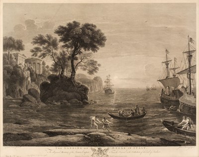 Lot 116 - Mason (James, 1710- circa 1780). The Landing of Aeneas in Italy, after Claude, 1772, and 1 other