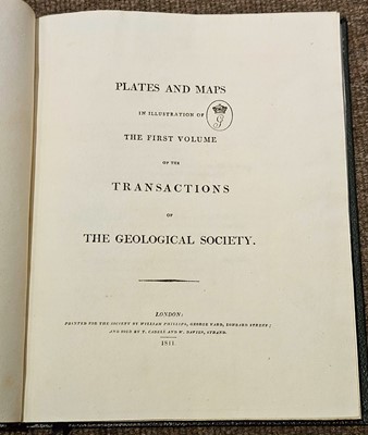 Lot 76 - Geological Society. Transactions,  series 1 & 2 in 14 vols, 1811-56