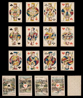 Lot 303 - Belgian playing cards. Napoleon's Victories, Turnhout: van Genechten, circa 1880, & 8 others