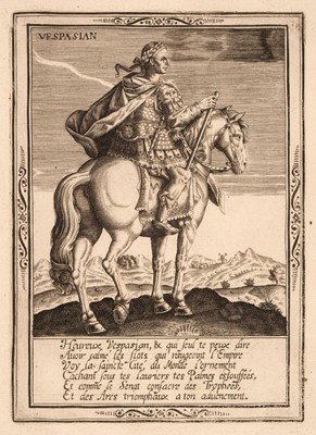 Lot 9 - D. Pelletier (early 17th century), The Twelve Emperors, after Jan van der Straet, 1611