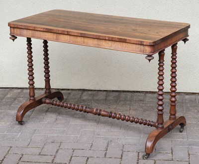 Lot 616 - Table. A Victorian rosewood side table