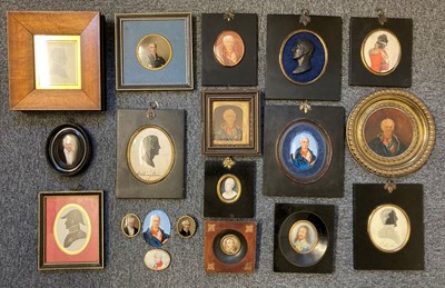 Lot 537 - Duke of Wellington. A collection of miniature portraits