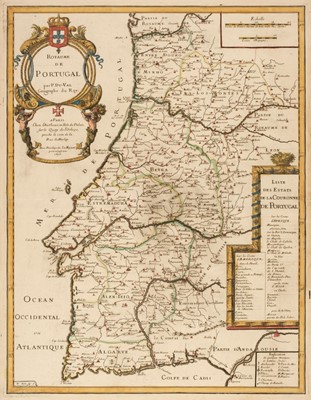 Lot 151 - Portugal. Du Val (Pierre), Royaume de Portugal, Paris, 1676