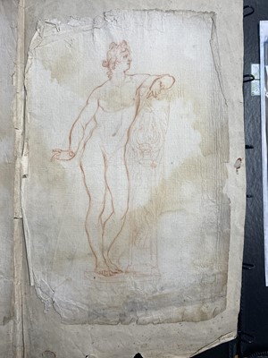 Lot 34 - French School. Apollo & Prometheus, circa 1750