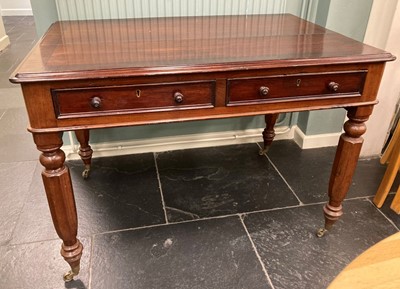 Lot 615 - Table. A Victorian mahogany side table