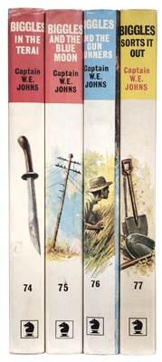 Lot 763 - Johns (W.E). Biggles Sorts It Out, 1st edition, London: Brockhampton Press, 1967