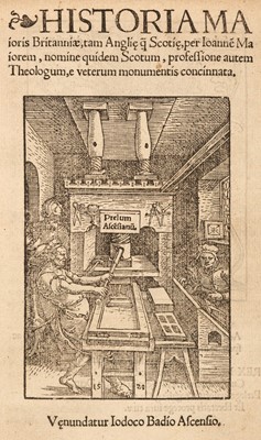 Lot 17 - Major (John). Historia Maioris Britanniae, 1521