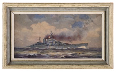Lot 85 - Dopson (F. W.). H. M. S. Hood, circa 1939