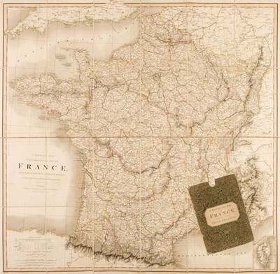 Lot 19 - Folding Maps. A Collection of Seven Maps, mostly 19th century