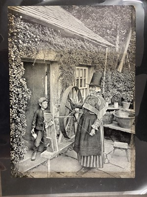 Lot 165 - Welsh Costume. Four Costume Prints, circa 1860