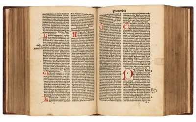 Lot 15 - Bible [Latin]. Biblia integra..., 1495