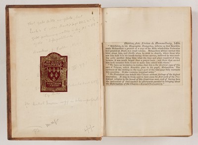 Lot 15 - Bible [Latin]. Biblia integra..., 1495