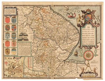 Lot 33 - Lincolnshire. Speed (John), The Countie and Citie of Lyncolne Described..., 1st edition [1611]