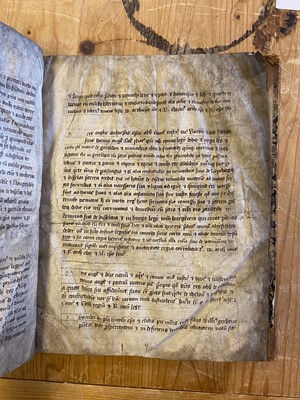 Lot 7 - Cartulary of Garendon Abbey in Leicestershire. Manuscript on vellum, circa 1450