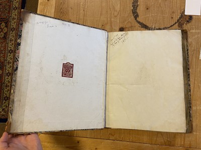 Lot 7 - Cartulary of Garendon Abbey in Leicestershire. Manuscript on vellum, circa 1450