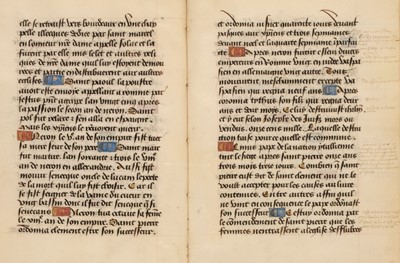 Lot 2 - French Manuscript. Histoire de France, manuscript on vellum, French, c. 1470s