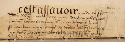 Lot 2 - French Manuscript. Histoire de France, manuscript on vellum, French, c. 1470s