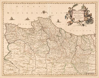 Lot 48 - Portugal. A collection of 15 maps, 17th - 19th-century