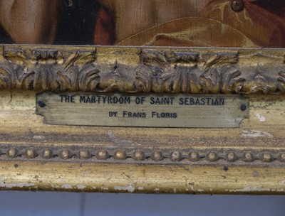 Lot 2 - Studio of Hans van Aachen, The Martyrdom of Saint Sebastian, c. 1554, oil on panel