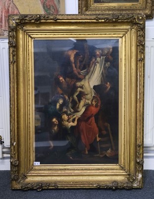 Lot 36 - After Peter Paul Rubens (1577-1640). The Descent from the Cross, after 1614, oil on canvas