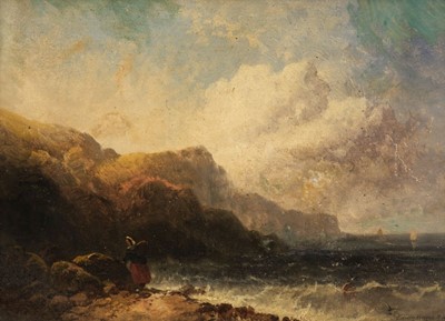 Lot 150 - Hayes (Edwin, 1820–1904). On the Essex Coast, oil on board, 19th century, signed