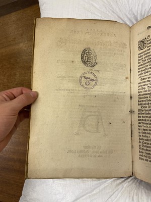 Lot 39 - Dürer (Albrecht). Opera Alberti Dureri, Arnhem: bey Johan Jansen, 1604