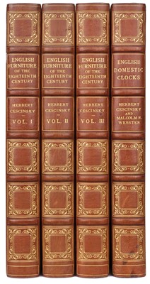 Lot 277 - Cescinsky (Herbert). English Furniture of the Eighteenth Century,., 1911.., and others