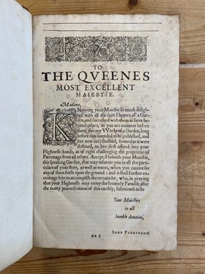 Lot 65 - Parkinson (John). Paradisi in sole Paradisus Terrestris, 1629