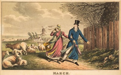 Lot 71 - Belch (William). The Months of the Year (11 of 12), circa 1820