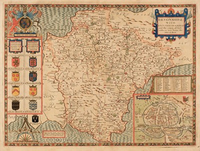 Lot 11 - Devon. Speed (John), Devonshire with Excester Described..., 1676