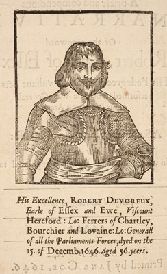 Lot 34 - Bacon, (Francis, Viscount St Albans).  A Declaration of the Practises ... Earle of Essex, 1601