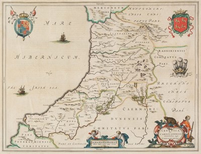 Lot 8 - Cardiganshire. Blaeu (Johannes), Ceretica sive Cardiganensis Comitatus