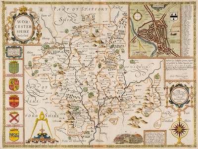 Lot 61 - Worcestershire. Speed (John), Worcestershire Described, Thomas Bassett & Richard Chiswell [1676]